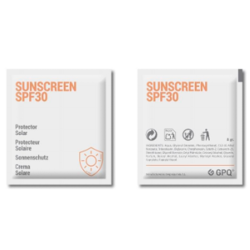 Crema solar individual monodosis