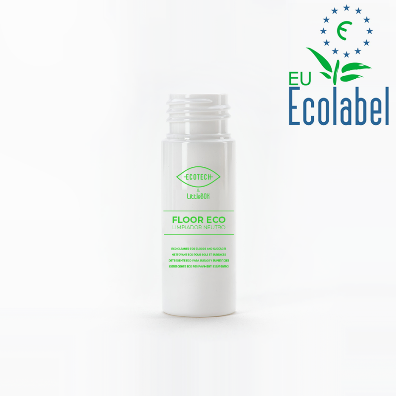 Detergente multiusos ecológico 30 ml con certificación ECOLABEL para kit de bienvenida