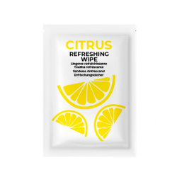 Toallita refrescante de limón